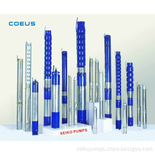 Deep Well Submersible Centrifugal Cast Iron Stainless Steel Pump, Borehole Pump